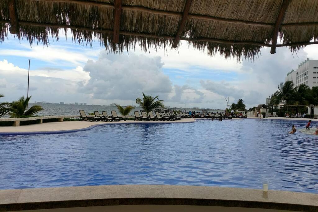 Hermoso Condo De 2 Habitaciones Frente Al Caribe Cancún Buitenkant foto