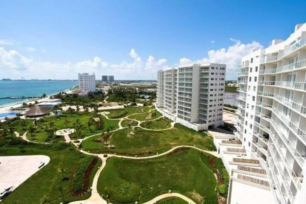 Hermoso Condo De 2 Habitaciones Frente Al Caribe Cancún Buitenkant foto
