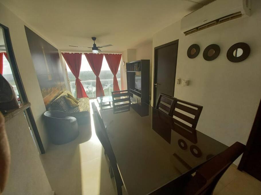 Hermoso Condo De 2 Habitaciones Frente Al Caribe Cancún Buitenkant foto